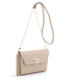 Fashion Cell Phone Purse Crossbody WC1157 TAUPE